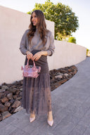 Mariposa Crystal Floral Evening Bag-Purses & Bags-Rae Collective, Women's Online Fashion Boutique Located in Phoenix, Arizona (Scottsdale Area)