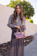Mariposa Crystal Floral Evening Bag-Purses & Bags-Rae Collective, Women's Online Fashion Boutique Located in Phoenix, Arizona (Scottsdale Area)