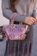 Mariposa Crystal Floral Evening Bag-Purses & Bags-Rae Collective, Women's Online Fashion Boutique Located in Phoenix, Arizona (Scottsdale Area)