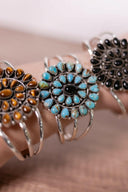 Wild Sage Concho Stone Bracelet-Beaded Bracelets-Rae Collective, Women's Online Fashion Boutique Located in Phoenix, Arizona (Scottsdale Area)