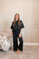 LUXE Contrast Trim 2pc Set-2 Piece Outfit Sets-Krush Kandy, Women's Online Fashion Boutique Located in Phoenix, Arizona (Scottsdale Area)
