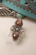 Peacekeeper Stone Ring-Statement Rings-Krush Kandy, Women's Online Fashion Boutique Located in Phoenix, Arizona (Scottsdale Area)