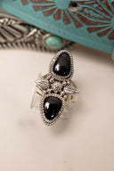 Peacekeeper Stone Ring-Statement Rings-Rae Collective, Women's Online Fashion Boutique Located in Phoenix, Arizona (Scottsdale Area)