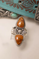 Peacekeeper Stone Ring-Statement Rings-Rae Collective, Women's Online Fashion Boutique Located in Phoenix, Arizona (Scottsdale Area)