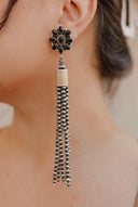 Luxe Desert Pearl & Tassel Earrings-Pearl Necklaces-Rae Collective, Women's Online Fashion Boutique Located in Phoenix, Arizona (Scottsdale Area)