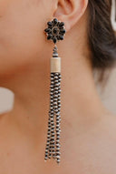 Luxe Desert Pearl & Tassel Earrings-Pearl Necklaces-Rae Collective, Women's Online Fashion Boutique Located in Phoenix, Arizona (Scottsdale Area)