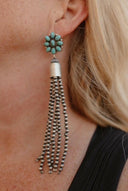 Luxe Desert Pearl & Tassel Earrings-Pearl Necklaces-Rae Collective, Women's Online Fashion Boutique Located in Phoenix, Arizona (Scottsdale Area)