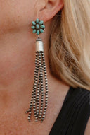 Luxe Desert Pearl & Tassel Earrings-Pearl Necklaces-Rae Collective, Women's Online Fashion Boutique Located in Phoenix, Arizona (Scottsdale Area)