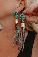 Luxe Desert Pearl & Tassel Earrings-Pearl Necklaces-Rae Collective, Women's Online Fashion Boutique Located in Phoenix, Arizona (Scottsdale Area)