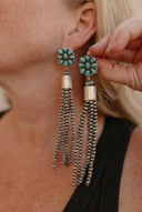 Luxe Desert Pearl & Tassel Earrings-Pearl Necklaces-Rae Collective, Women's Online Fashion Boutique Located in Phoenix, Arizona (Scottsdale Area)