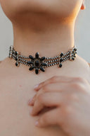Desert Pearl Stone Choker-Squash Blossom Necklaces-Rae Collective, Women's Online Fashion Boutique Located in Phoenix, Arizona (Scottsdale Area)