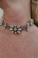 Desert Pearl Stone Choker-Squash Blossom Necklaces-Krush Kandy, Women's Online Fashion Boutique Located in Phoenix, Arizona (Scottsdale Area)