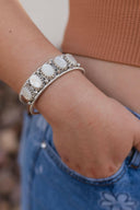 Twisted Trail Stone Cuff-Cuffs-Rae Collective, Women's Online Fashion Boutique Located in Phoenix, Arizona (Scottsdale Area)