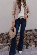 Take Me Shopping Suede Moto Jacket-Jackets-Rae Collective, Women's Online Fashion Boutique Located in Phoenix, Arizona (Scottsdale Area)