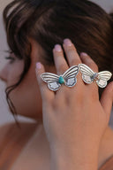 Single Stone Butterfly Ring-Statement Rings-Rae Collective, Women's Online Fashion Boutique Located in Phoenix, Arizona (Scottsdale Area)