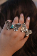 Single Stone Butterfly Ring-Statement Rings-Rae Collective, Women's Online Fashion Boutique Located in Phoenix, Arizona (Scottsdale Area)