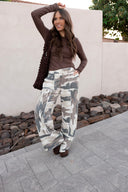 J.HER CAMO For You Cotton Wide Leg Pants-Pants-Krush Kandy, Women's Online Fashion Boutique Located in Phoenix, Arizona (Scottsdale Area)