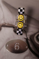 Smiley Checkered Bar Ring-Rings-Rae Collective, Women's Online Fashion Boutique Located in Phoenix, Arizona (Scottsdale Area)