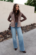 Sherpa Fleece Vest-Vests-Krush Kandy, Women's Online Fashion Boutique Located in Phoenix, Arizona (Scottsdale Area)
