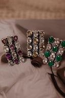 White CZ & Stone Bar Ring-Rings-Krush Kandy, Women's Online Fashion Boutique Located in Phoenix, Arizona (Scottsdale Area)