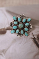 Rayleigh's Turquoise Stone Ring-Statement Rings-Rae Collective, Women's Online Fashion Boutique Located in Phoenix, Arizona (Scottsdale Area)