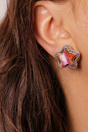 Jumbo Star Slab Stud Earrings-Stud Earrings-Rae Collective, Women's Online Fashion Boutique Located in Phoenix, Arizona (Scottsdale Area)