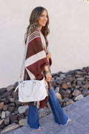 Sedona Sands Stripe Ruana Kimono-kimono-Rae Collective, Women's Online Fashion Boutique Located in Phoenix, Arizona (Scottsdale Area)