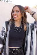 High Plains Desert Pearl Tassel Earrings-Drop Earrings-Rae Collective, Women's Online Fashion Boutique Located in Phoenix, Arizona (Scottsdale Area)