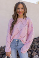 Candlelight Kiss Sequin Sweater-Sweaters-Rae Collective, Women's Online Fashion Boutique Located in Phoenix, Arizona (Scottsdale Area)
