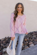 Candlelight Kiss Sequin Sweater-Sweaters-Rae Collective, Women's Online Fashion Boutique Located in Phoenix, Arizona (Scottsdale Area)