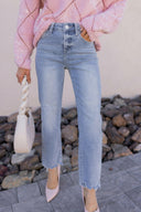 Risen Full Size High Rise Straight Jeans-Jeans-Krush Kandy, Women's Online Fashion Boutique Located in Phoenix, Arizona (Scottsdale Area)