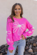 True Romance Bow Detail Sweater-Sweaters-Rae Collective, Women's Online Fashion Boutique Located in Phoenix, Arizona (Scottsdale Area)