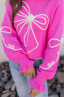 True Romance Bow Detail Sweater-Sweaters-Rae Collective, Women's Online Fashion Boutique Located in Phoenix, Arizona (Scottsdale Area)