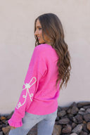 True Romance Bow Detail Sweater-Sweaters-Rae Collective, Women's Online Fashion Boutique Located in Phoenix, Arizona (Scottsdale Area)