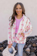 Winter Bloom Floral Print Quilted Puffer Jacket-Jackets-Rae Collective, Women's Online Fashion Boutique Located in Phoenix, Arizona (Scottsdale Area)