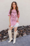 Free Bird Eagle Vintage Graphic Boyfriend Tee