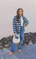 Winter Bloom Floral Print Quilted Puffer Jacket-Jackets-Rae Collective, Women's Online Fashion Boutique Located in Phoenix, Arizona (Scottsdale Area)