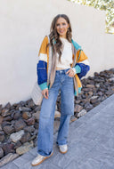 Better Off Color Block Zip Up Hoodie-Jackets-Rae Collective, Women's Online Fashion Boutique Located in Phoenix, Arizona (Scottsdale Area)