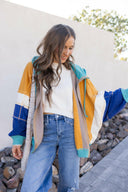 Better Off Color Block Zip Up Hoodie-Jackets-Rae Collective, Women's Online Fashion Boutique Located in Phoenix, Arizona (Scottsdale Area)