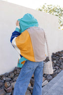 Better Off Color Block Zip Up Hoodie-Jackets-Rae Collective, Women's Online Fashion Boutique Located in Phoenix, Arizona (Scottsdale Area)