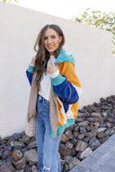 Better Off Color Block Zip Up Hoodie-Jackets-Rae Collective, Women's Online Fashion Boutique Located in Phoenix, Arizona (Scottsdale Area)