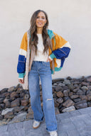 Better Off Color Block Zip Up Hoodie-Jackets-Rae Collective, Women's Online Fashion Boutique Located in Phoenix, Arizona (Scottsdale Area)