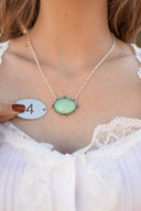 Deer Fawn & Varascite Big Slab Necklaces-Necklaces-Krush Kandy, Women's Online Fashion Boutique Located in Phoenix, Arizona (Scottsdale Area)