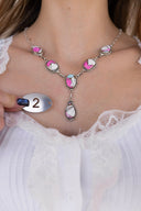 Cotton Candy Lariat Necklace-Necklace-Krush Kandy, Women's Online Fashion Boutique Located in Phoenix, Arizona (Scottsdale Area)
