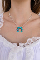 Turquoise Horseshoe Necklace-Necklace-Krush Kandy, Women's Online Fashion Boutique Located in Phoenix, Arizona (Scottsdale Area)