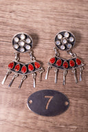 Give Em A Hand Jeweled Post Earrings-Stud Earrings-Rae Collective, Women's Online Fashion Boutique Located in Phoenix, Arizona (Scottsdale Area)