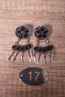 Give Em A Hand Jeweled Post Earrings-Stud Earrings-Rae Collective, Women's Online Fashion Boutique Located in Phoenix, Arizona (Scottsdale Area)