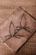 Mini Desert Pearl & Turquoise Bow Earrings-Stud Earrings-Rae Collective, Women's Online Fashion Boutique Located in Phoenix, Arizona (Scottsdale Area)