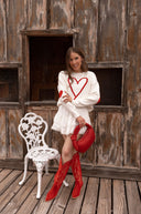 Enora - Samara Stitch Western Tall Boots-Shoes-Rae Collective, Women's Online Fashion Boutique Located in Phoenix, Arizona (Scottsdale Area)