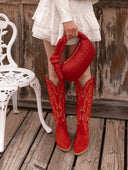 Enora - Samara Stitch Western Tall Boots-Shoes-Krush Kandy, Women's Online Fashion Boutique Located in Phoenix, Arizona (Scottsdale Area)